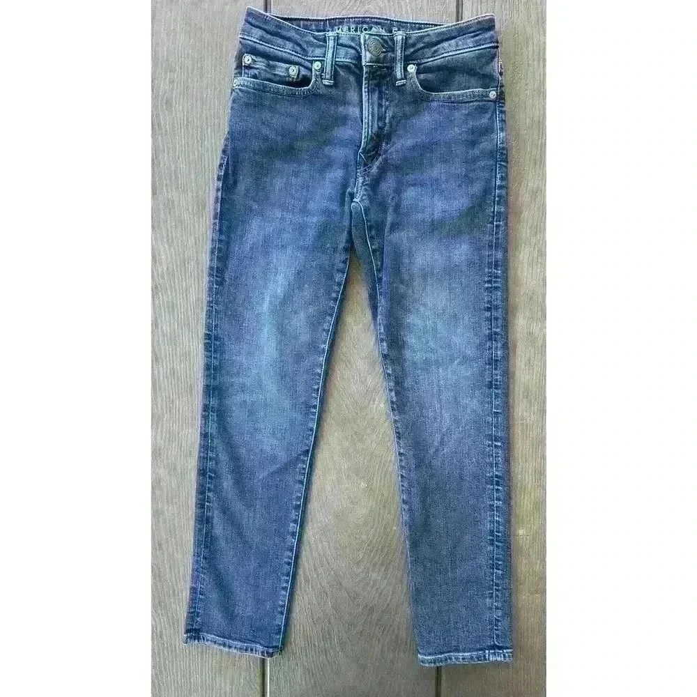 Men’s American Eagle Air Flex Slim Jeans 26x28 Medium Wash Distressed